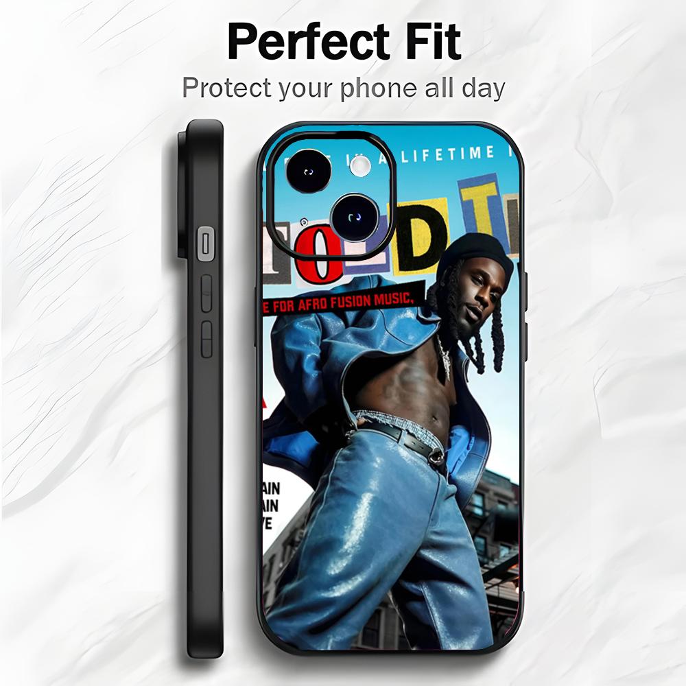 Afro-fusion Art B-Burna Boy alone album Phone Case Phone Case Soft Packaging Lightweight For iPhone17 16 15 14 13ProMax