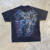 Classic Y2k Gothic Style High Street TShirt Print Oversized T Shirt Harajuku Round Neck Cotton Tops 2026 Summer Unisex Unisex Tops