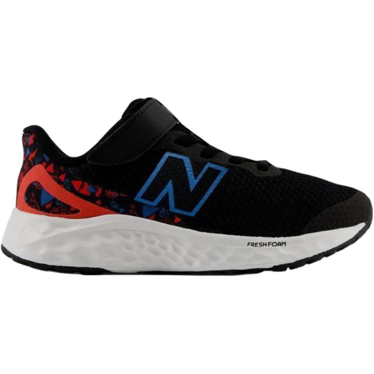 New Balance Fabric Ari Comfortable Soft Low Top Running Shoes Kids Running Shoes Black PAARIGN4