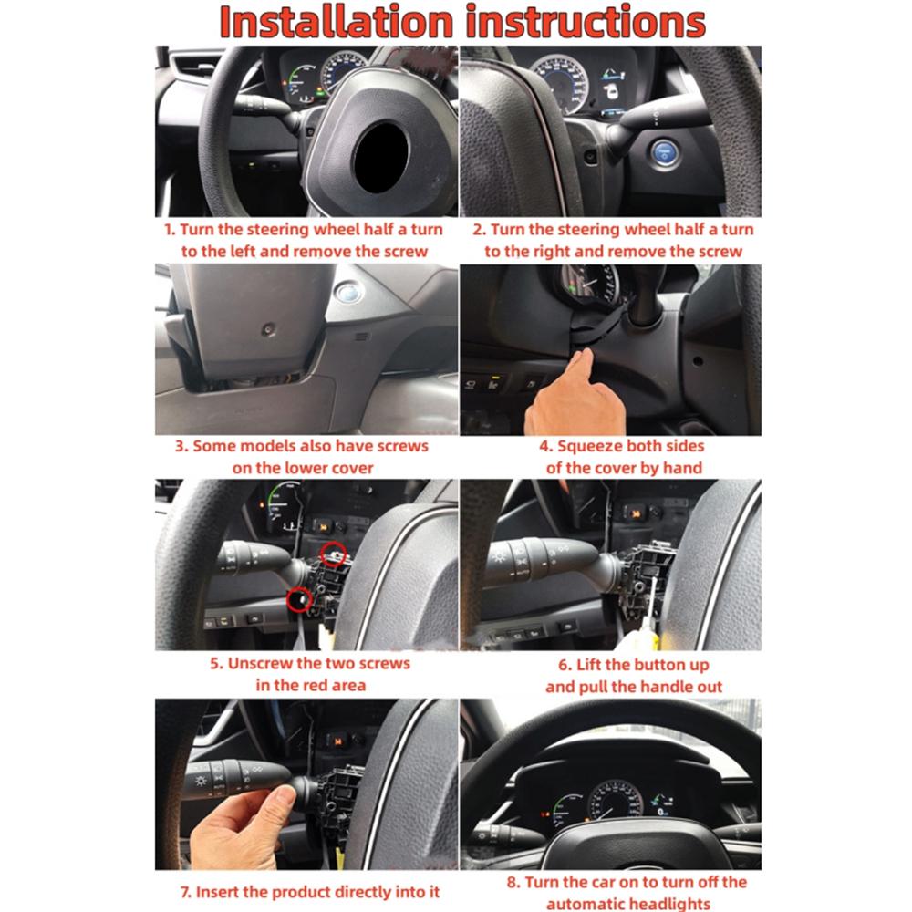 Headlight Turn Signal Column Switch For Toyota Camry Corolla Sienna Highlander