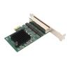 PCIe X1 Network Card Professional Plug and Play 4 Port PCIe Gigabit Ethernet Server Adapter for PC Desktop Laptop