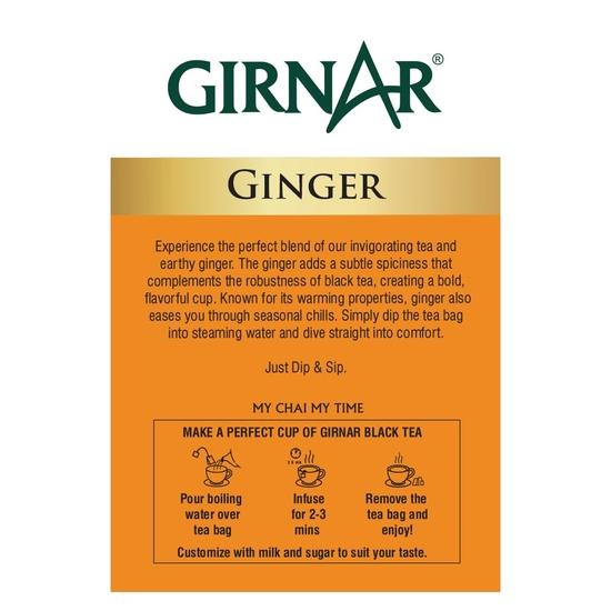 Girnar Adrak Chai (25 sachets de thé)