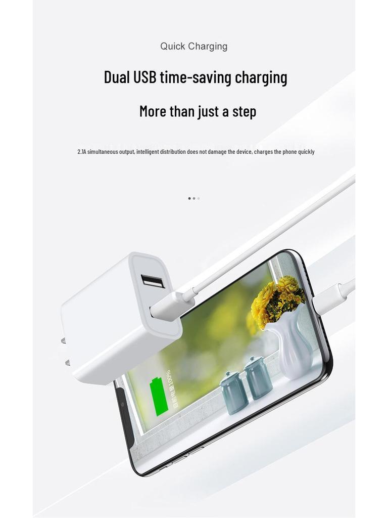Universelles 5V/2A Multi-Port-Ladegerät für Xiaomi-, Apple- und Huawei-Handys