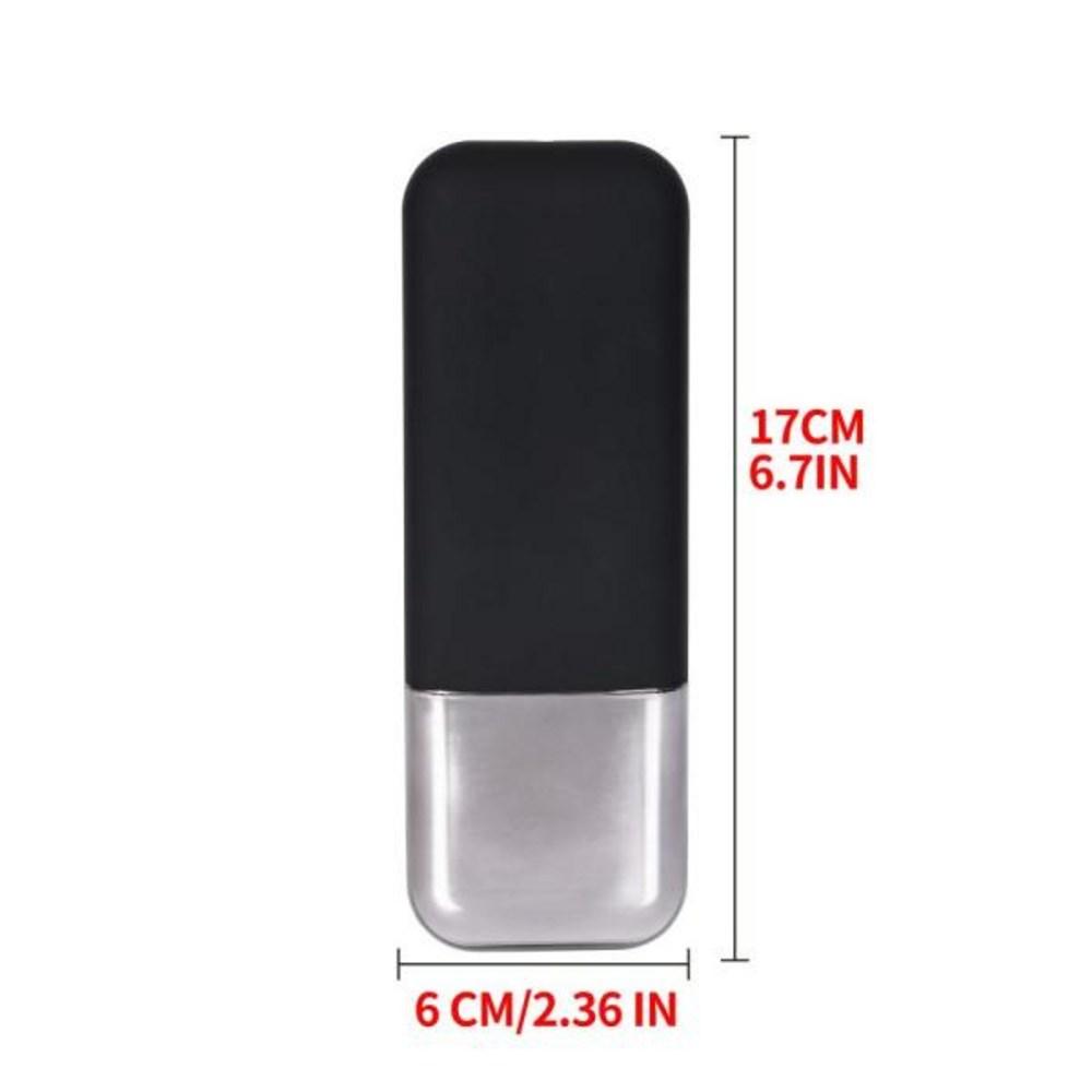 PULYRE Razor Case Portable Plastic Manual Box Gillette Waterproof Gray Black Travel Case 1PC, 2) Gray-Black