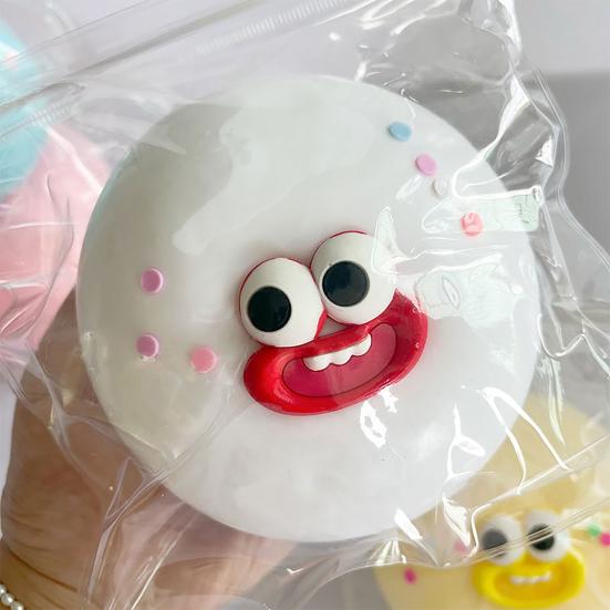 Yousheng Big Eyes Ball Squeeze Toy Cartoon Bun Shape Sensory Pinch Fidget Toy Stress Relief Hand Relaxation Decompression Tool