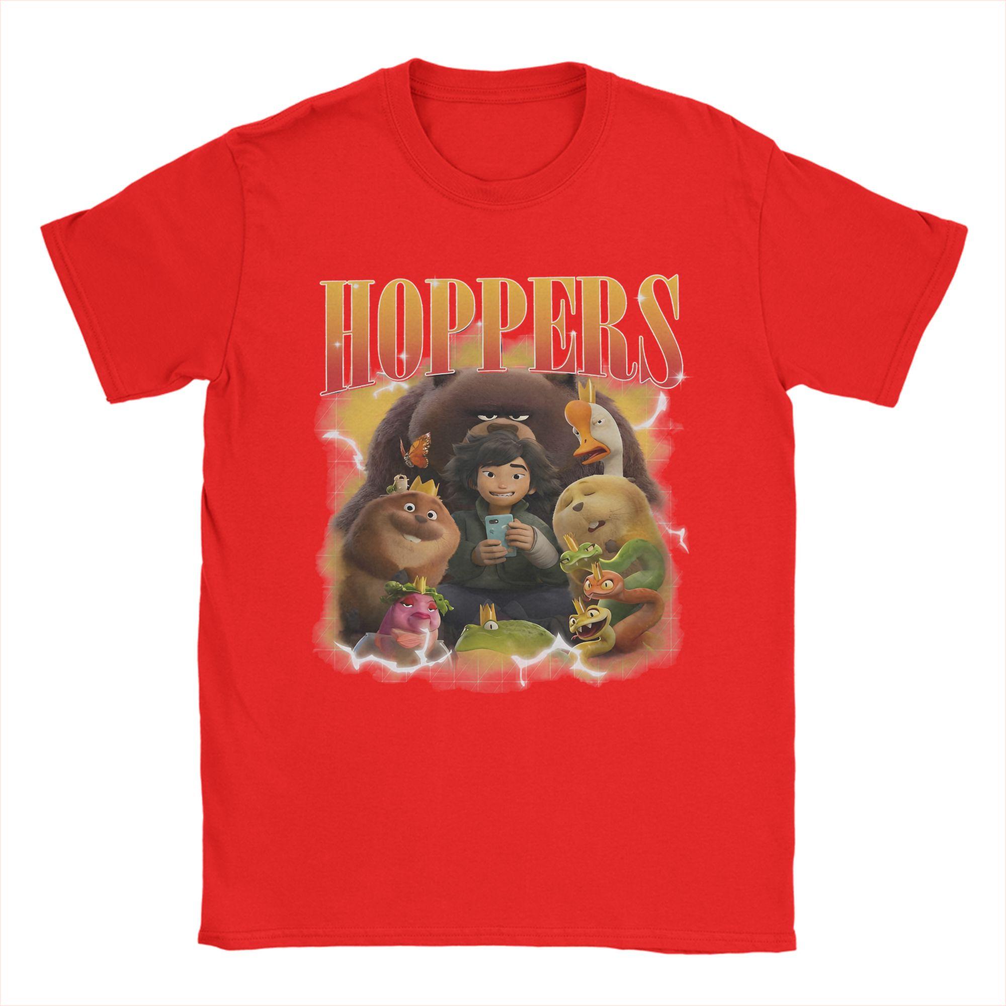 

Men Hoppers Cartoon Movie 2026 T Shirt Cotton Tops Casual Short Sleeve Round Collar Tee Shirt Graphic TShirt S