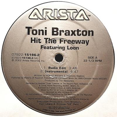 12inch Record TONI BRAXTON - Hit The Freeway 07822151962 Arista 2002 US Soul/Funk Used