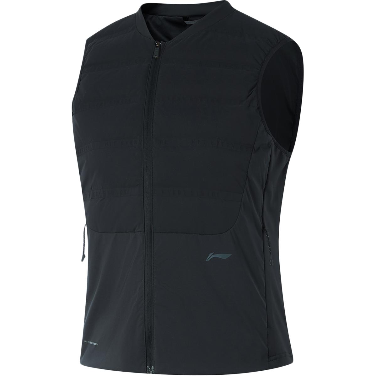 

Li-Ning Comfortable Casual Zip V-Neck Vest Women Vests Black AYMU036-1 L