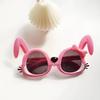 Sonnenbrille Retro Harz und PC Materialien UV Dickes Gestell Rund Für Kinder