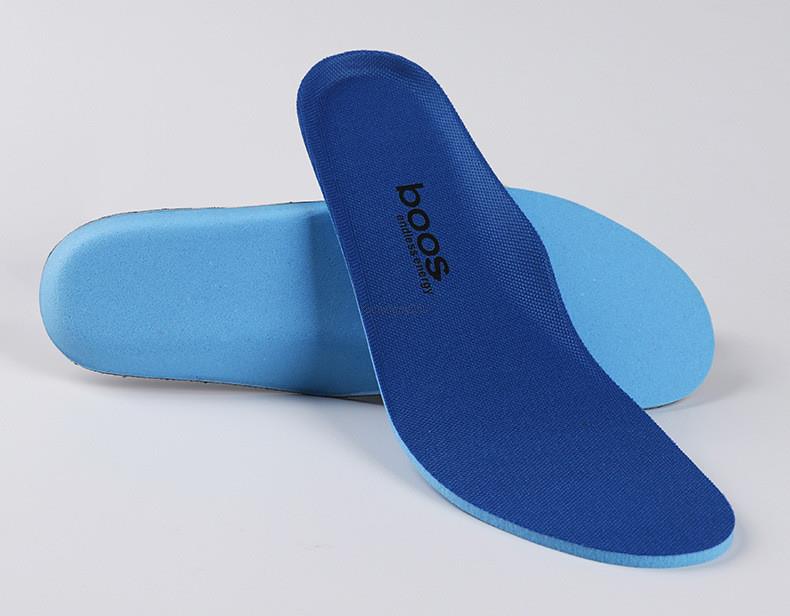 Kwaliteit Sport Schokabsorberende Binnenzolen Stretch Ademend Deodorant Hardloop Kussen Ademend Zweet Mannen en Vrouwen Binnenzolen Voor Sneakers 43-44 (length 27cm) gray