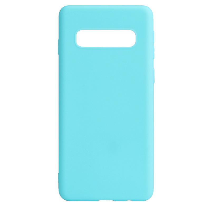 Simple Slim Matte Soft Silicone Back Cover Fundas For Samsung Galaxy S10 E S10 Plus S10E S10 5G Soft TPU Phone Case