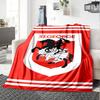 St George llawarra Print Flannel Blanket High Quality Warm Comfortable Cover for All Seasons Perfect for Gifts Home Decor