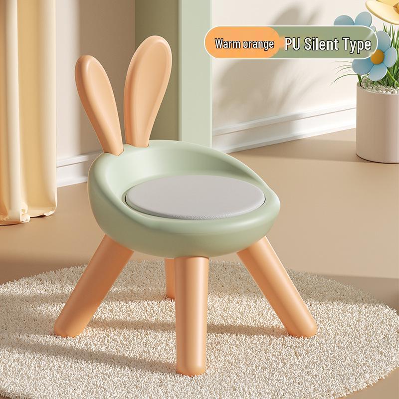 Children's Plastic Backrest Chair and Stool - Multifunctional Seat for Kindergarten and Home