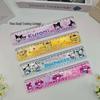 Sanrio 20CM Colorful Oil-Filled Quicksand Wavy Ruler Set for Student Stress Relief