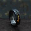 New Vintage Flowing Fire Flame Ring Men Jewelry Trendy Individualized Cool Style Open Ring Silver Male Index Finger Accessories