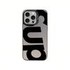 Cool Letter Patterns Phone Case For IPhone 17 17E 16E 16 15 14 13 12 11 Pro Max 16 Plus Bumper Shockproof Hard Cover Cases