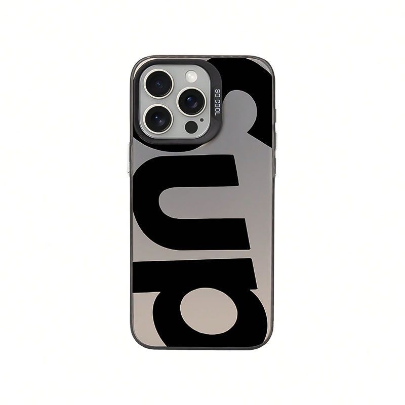 Cool Letter Patterns Phone Case For IPhone 17 17E 16E 16 15 14 13 12 11 Pro Max 16 Plus Bumper Shockproof Hard Cover Cases