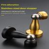 New Stainless Steel Magnetic Door Stopper Sticker Toilet Glass Hidden Door Holders Catch Floor Doorstop Door Hardware