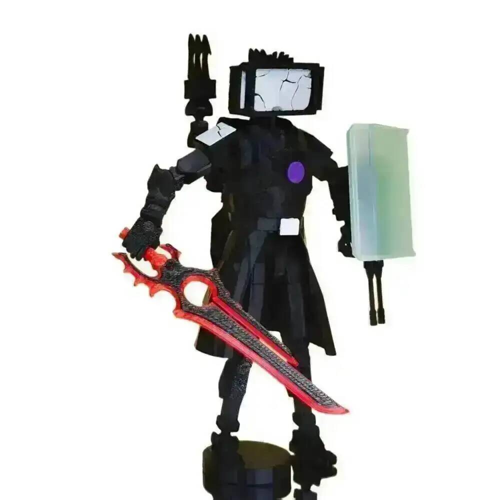Skibidi Toilet Giocattolo Articolato 3D Skibidi Toilet Manichino 13 Drillman Figura Drill Man Figura Articolata Skibidi Toilet Giocattolo TV Man