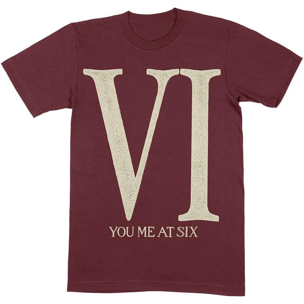 You Me At Six Roman You Authorized Mens T-Shirt 4XL