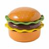 Ceramic Stackable Hamburger Plate Food Tray Mini Dinner Plate Set Sauce Containers  Dining Table