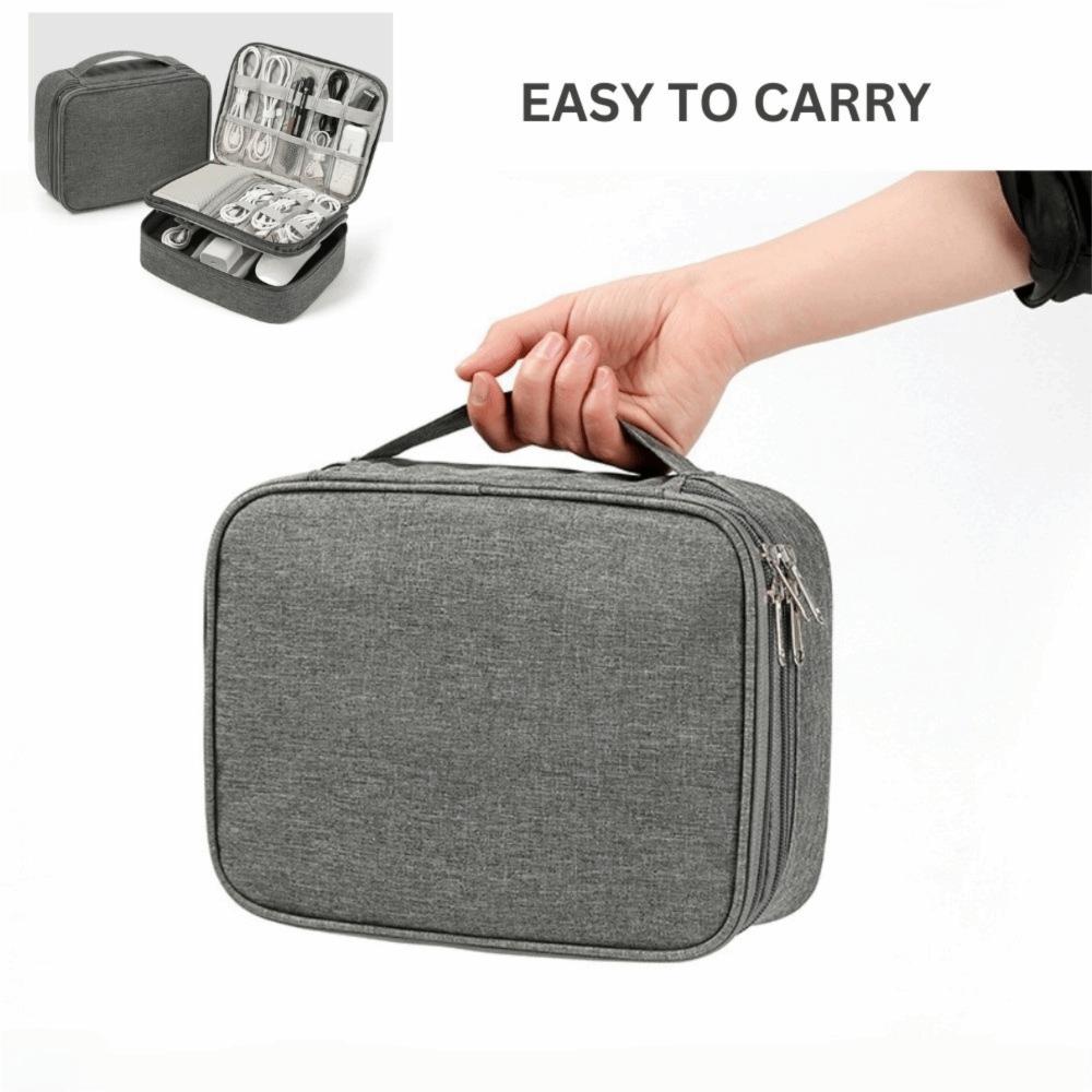 Dust-proof Digital Storage Bag Zipper Digital Accessories Bag Charger Storage Bag  Travel