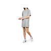 Nike Embroidered Swoosh Logo Short Sleeve Dress Women Dress Grey CJ2242-063