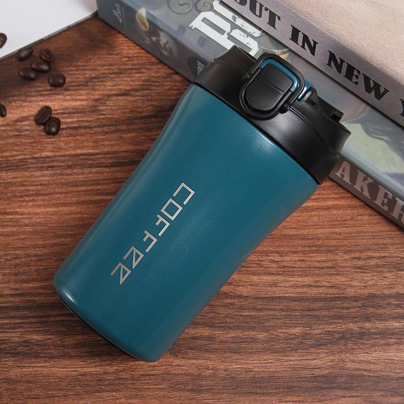 304 Edelstahl Thermobecher mit verschließbarem Deckel für Reisen und Outdoor-Aktivitäten