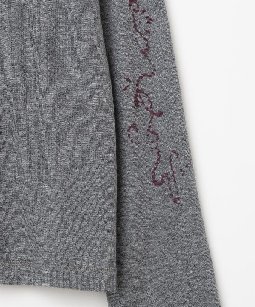 MILLO WOMEN Ribbed Tattoo Long Sleeve [Gray]