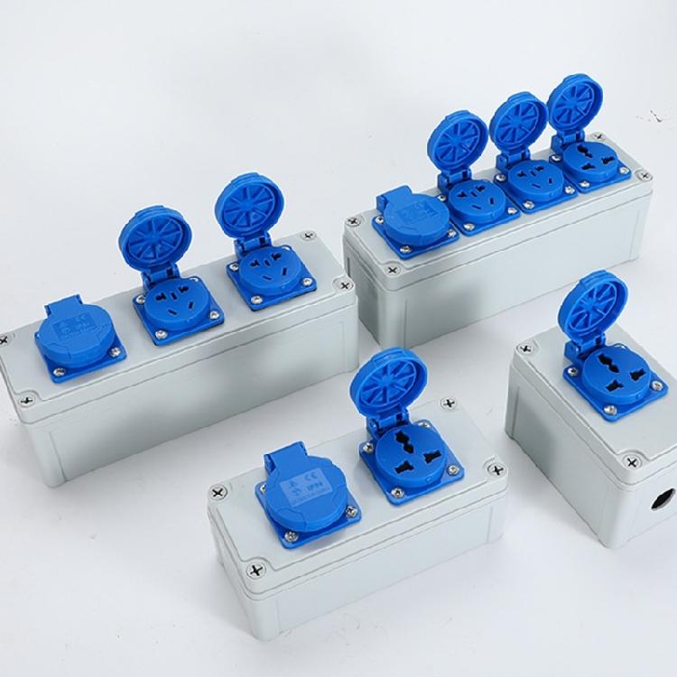 Universals Outdoor Electrical Socket Embedded Receptacle Industrial Wiring Connector Power Outlet Easy to Install