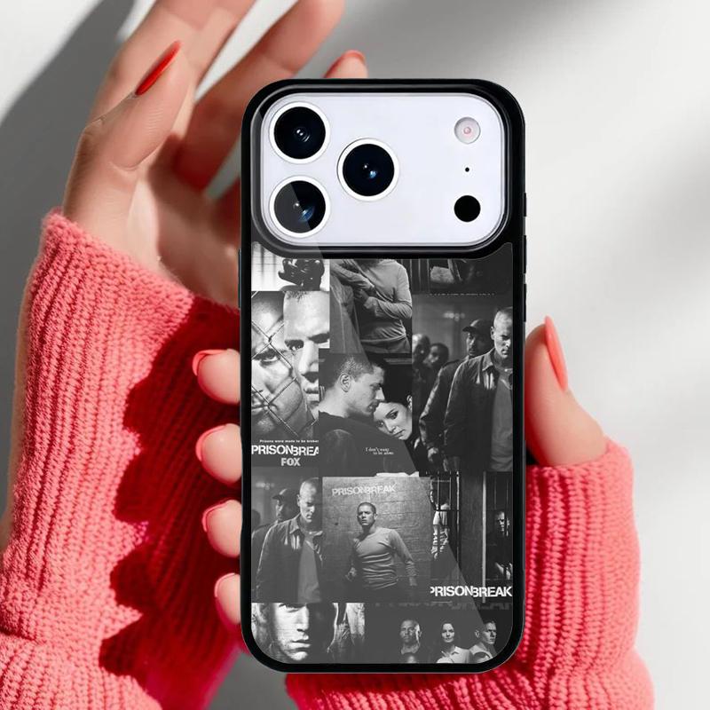 Prison Break print Phone Case for iPhone 17 Air 16e 15 14 13 Pro Max Back Cover for 12 11 Pro Coque