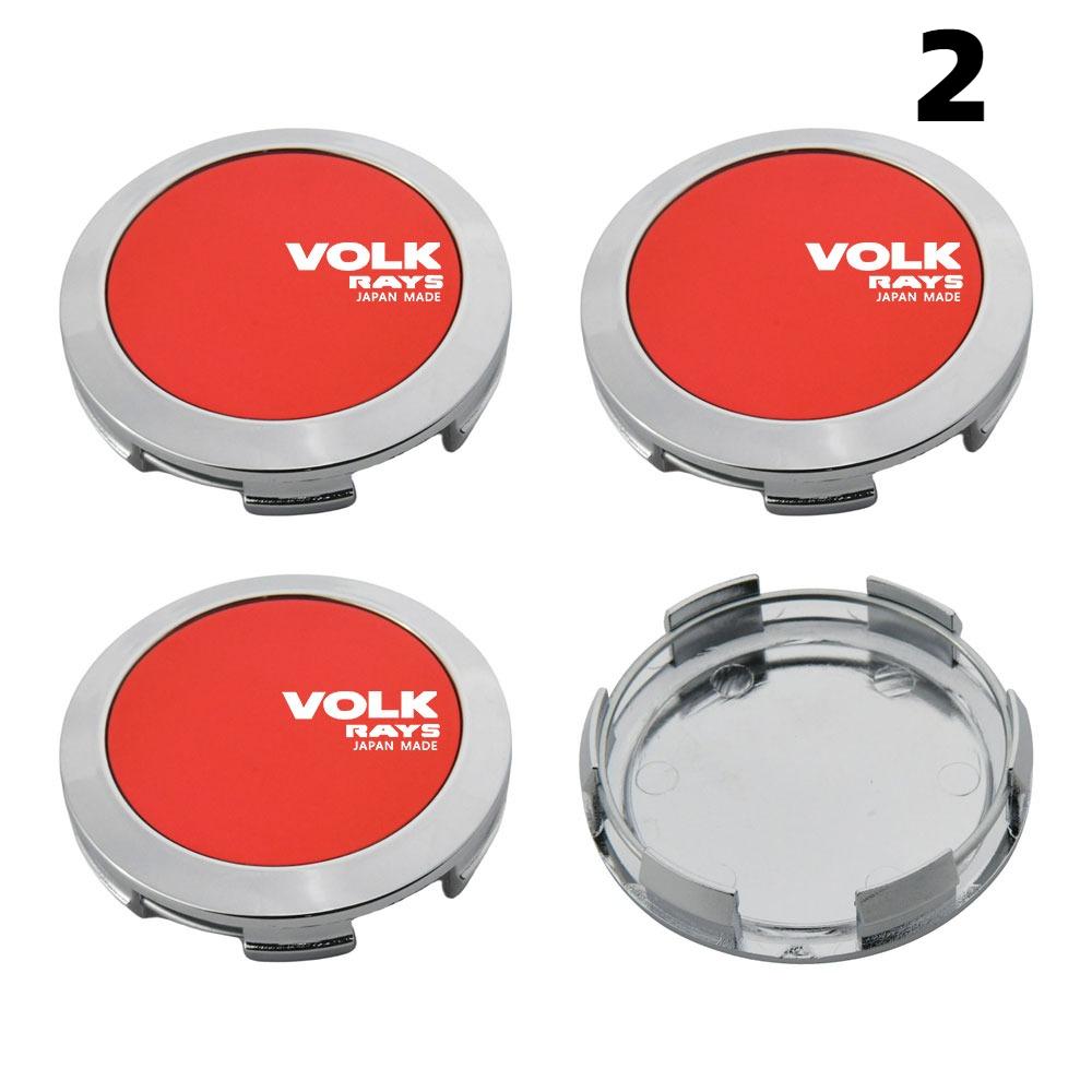 4 STKS 64 MM Buiten Diameter / 62 MM Binnen Diameter Velgdopjes RAYS VOLK VR GRAM Logo Wiel Center Dop Wieldeksel Naafdoppen Sportauto Band Accessoires