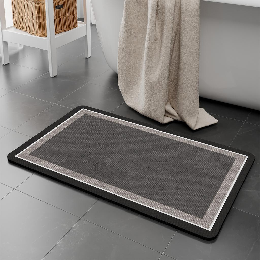 Weiche Kieselgur Badezimmer Saugfähige Bodenmatte Toilette Toilettentür Bodenmatte Haushalt Rutschfeste Toilettenmatte