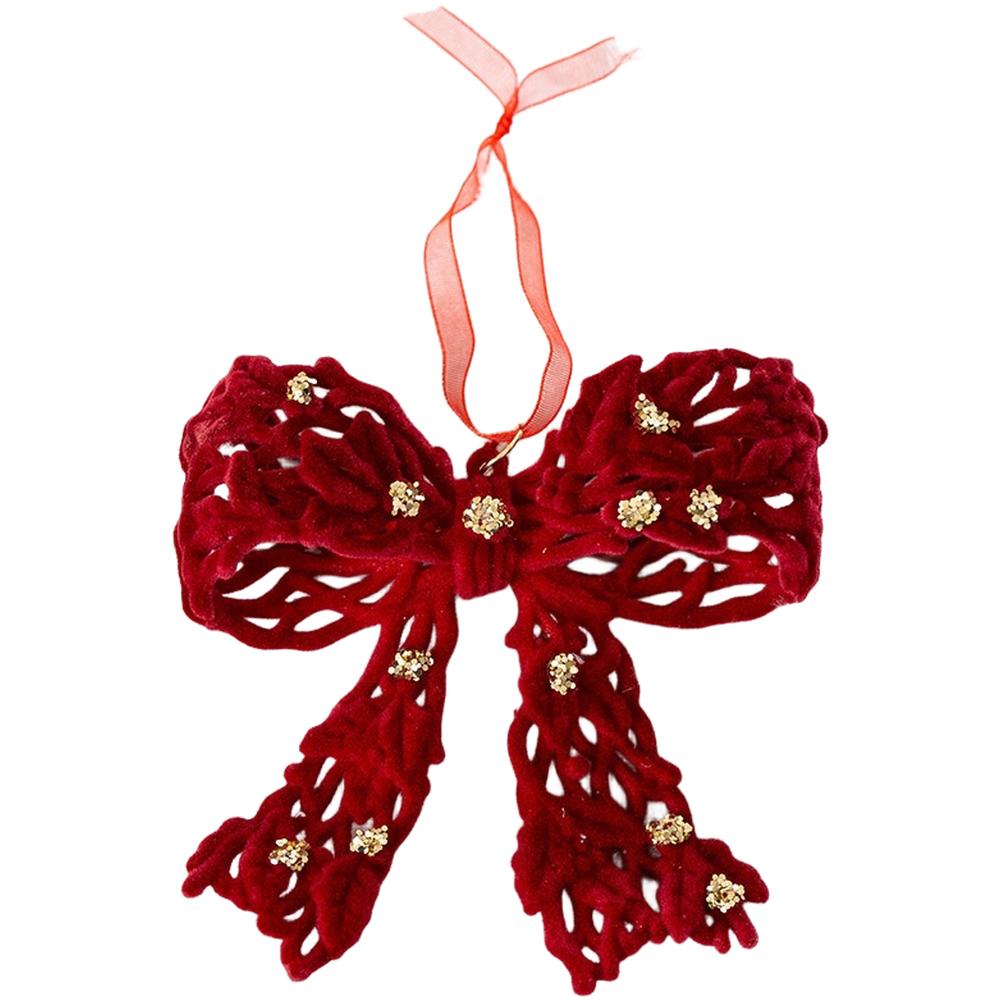 10.5*10.5cm Christmas Wreath Tree Hanging Holiday Displays Luxurious Atmosphere Reindeer Figures Seasonal Appeal