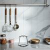 Metal Arch Cup Holder Stand for Coffee Mugs and Teacups with Saucer Storage Round Base Minimalist Kitchen Counter Organizer