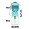 2 In 1 Dog Drinking Cup Dog Walking Water Bottle Multifunction Dog Dry Food Water Dispenser For Walking Camping Home Travelling