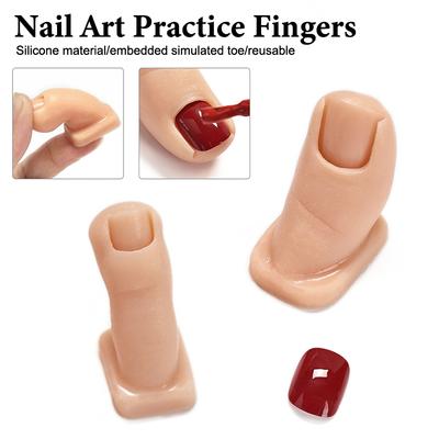 1 Pieza Silicona Espesa Sólida Modelo de Labios Simulación Piel Artificial de Práctica Para Perforación de Uñas de Pie Falsas Permanentes Entrenamiento