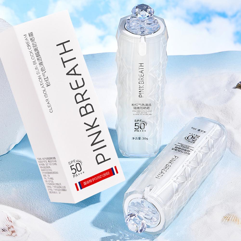 Sunscreen Spf50pa Facial Isolation Whitening Brightening Sun Sweat 1 Full Tone Body Protection K1D1