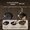 Kangbahe 32cm Non-Coated Refined Iron Wok