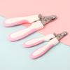 Pet Nail Clippers with Alloy Blades and Rabbit Ear Handle for Cats and Dogs