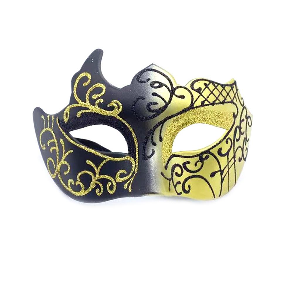 Glitter Half Face Masquerade Mask Woman Men Venice Mask Halloween Costume Accessories For Cosplay Party