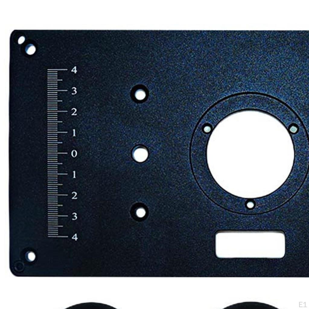 Aluminum Router Table Plate Insert for Woodworking Benches,Routers Bench Trimming