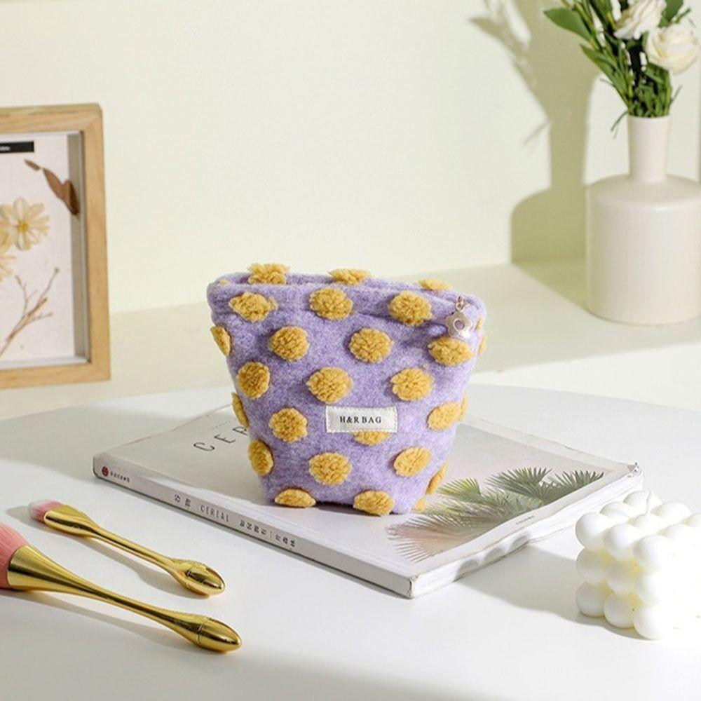 

Large-Capacity Waffle Cosmetic Bag Portable Toiletry Bag Simple Make Up Organizer Women s