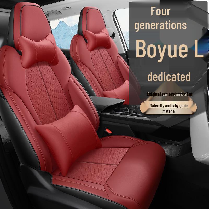 Compatible Seat Covers for 25 Geely Boyue L Models - Full Coverage, All-Season Cushions for 24 Models