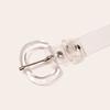Polycarbonate Womens Fashion Belt With Pvc Buckle For Casual Office Wear