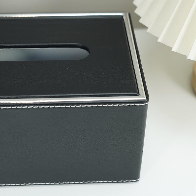 Multi-functional Leather Tissue & Remote Holder for Home & Office LG8210