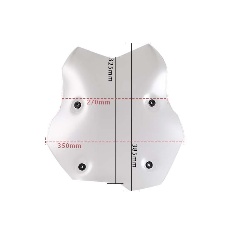 BMW F750/850GS/ADV Manual Lifting Windshield: Enlarged, Heightened, and Widened for Modification
