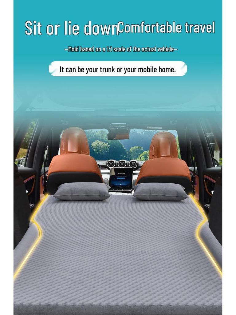 Mercedes-Benz GLC Car Trunk Air Mattress: Automatic Inflatable Sleeping Mat for Outdoor Camping