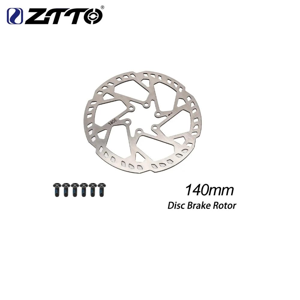 ZTTO 2.3mm Thicken MTB Road E-bike Bicycle Disc Brake Rotor Stainless Steel 140/160/180/203/220mm 6 Bolts Hub Mount Bike Parts