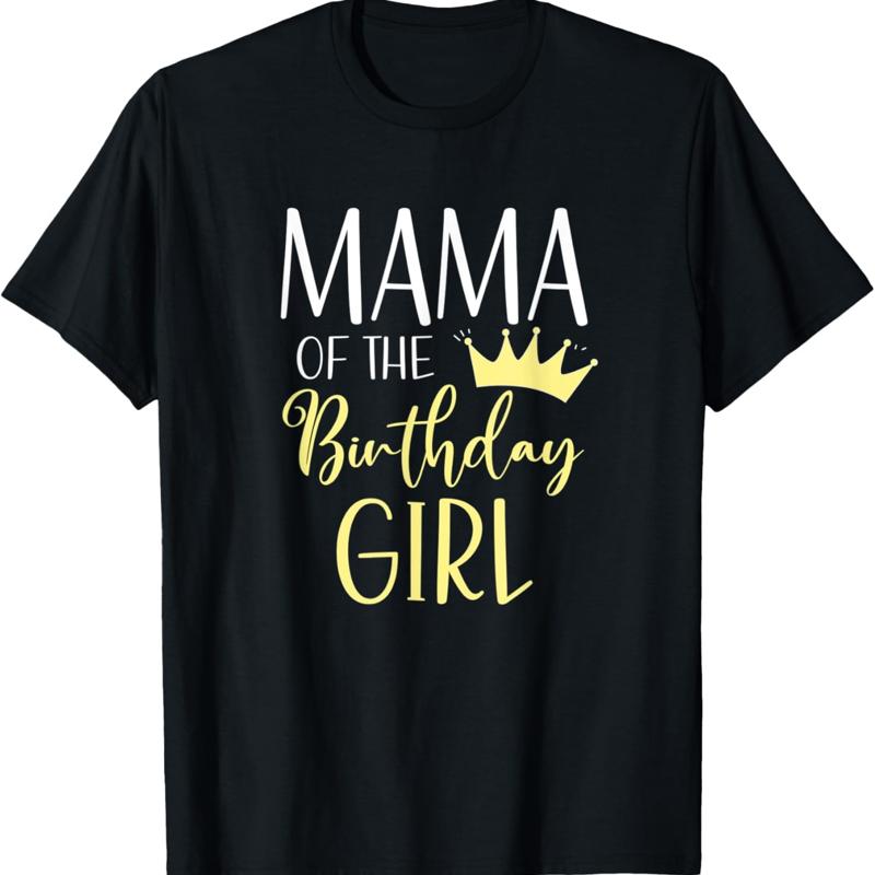 T-shirt familial assorti maman de l anniversaire pour fille S